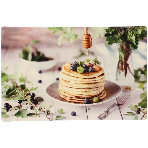Салфетка на стол 42*27см в наборе 4шт "Блинчики"