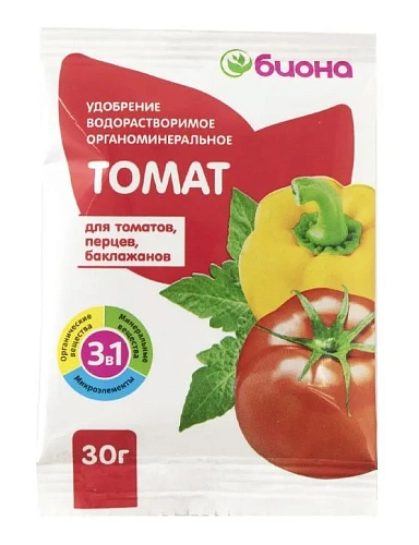 Водорастворимое удобрение  Биона - Томат-Перец, 30г,