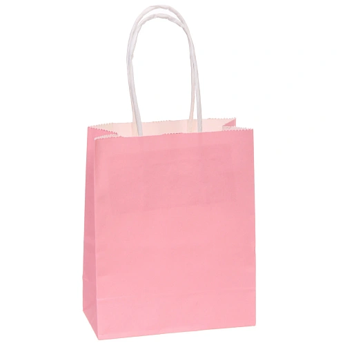 Пакет подарочный "Классика" 15*12*6 см, розовый