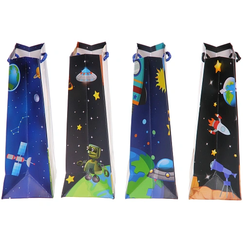 Пакет подарочный Весёлый космос 18248,5 см, микс_5