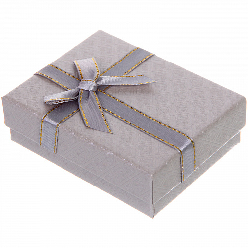 Коробка подарочная "С любовью" 9*7*3 см, Серебро