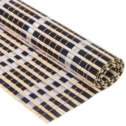 Салфетка на стол 3045см бамбуковая, черная_4