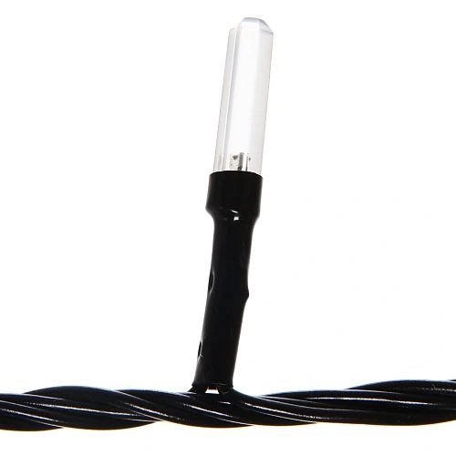 Гирлянда для дома Премиум  9,5 м 100 ламп LED черный пров Синий_6