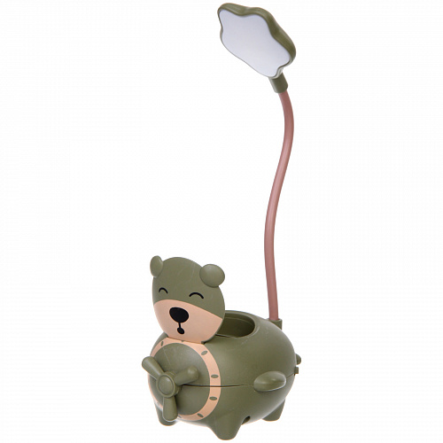 Настольная лампа "Sweet - Зверюшка" LED, USB 3w 5v, Зеленый