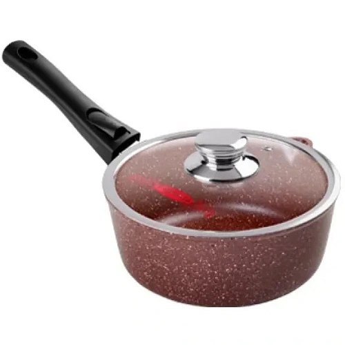 Ковш 1,5л "Шоколад" стеклянная крышка кш1811аш