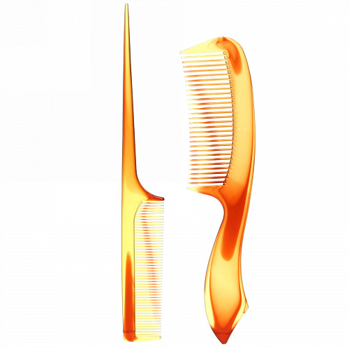 Расчески в наборе на блистере 2 шт "Янтарь" 22*20см 