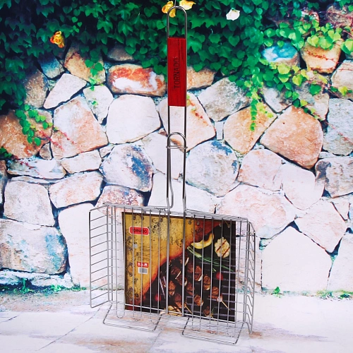 Решетка-гриль объемная 3023 см (длина с ручкой 57 см)_5