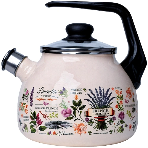 Чайник эмалированный 3л со свистком "Эдем" Appetite 550005152