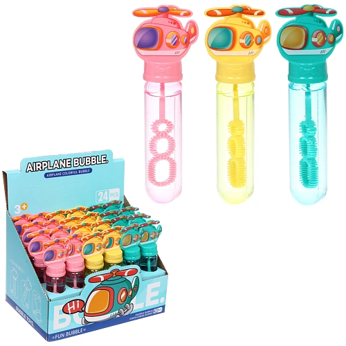 Мыльные пузыри "Вертолёт" 14 см, 40 мл