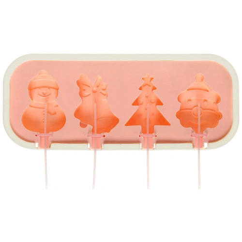Форма силиконовая для льда Новогодний микс 23,5103см_11