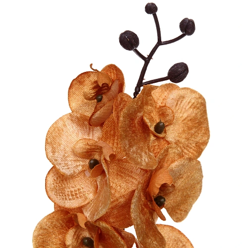 Искусственные цветы FLOWERS MAGIC 70см Орхидея золотая_8