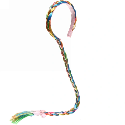 Ободок карнавальный с косой "Волшебство" 75 см