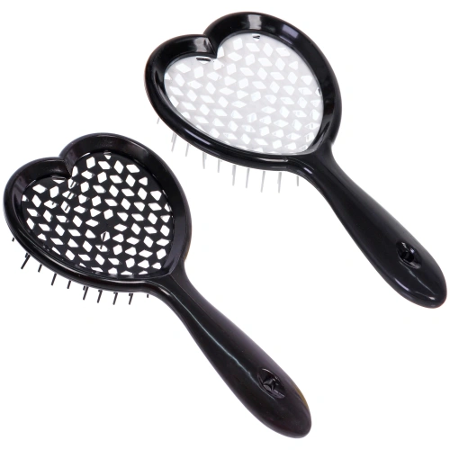 Расческа массажная "Сosmo style", цвет чернильная ночь, 20.5*10см (коробка PVS)