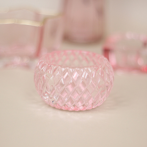 Подсвечник Грация 7,54,3 см, Розовый нежный_3