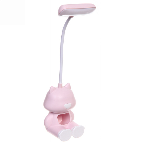 Светильник настольный "Marmalade-Кот Томас" LED 28*8,5*8см USB 2W 5V, Розовый