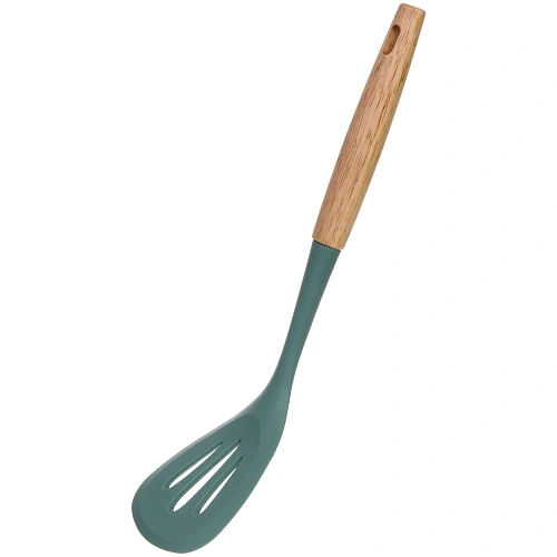 Лопатка кухонная с прорезями силиконовая OLIVA 33,5см✦_6