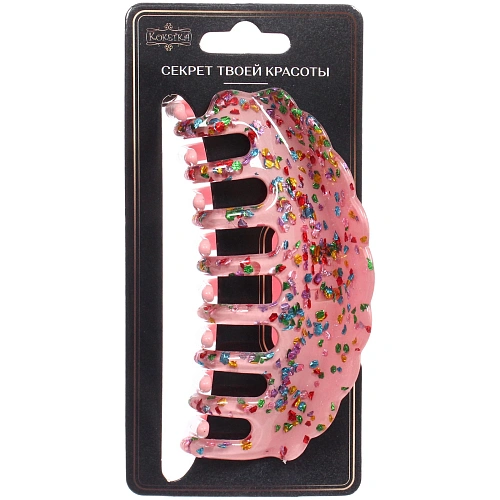 Заколка - краб для волос AKS - VIENTO, микс 6 цветов, волна, 104,5см _14