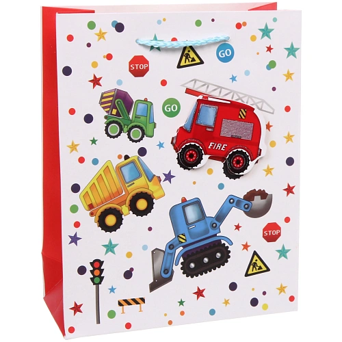 Пакет подарочный Машинки 18238 см, микс_28