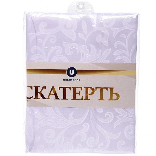 Скатерть 148180 см Классика, вьюнок, цвет белый_6