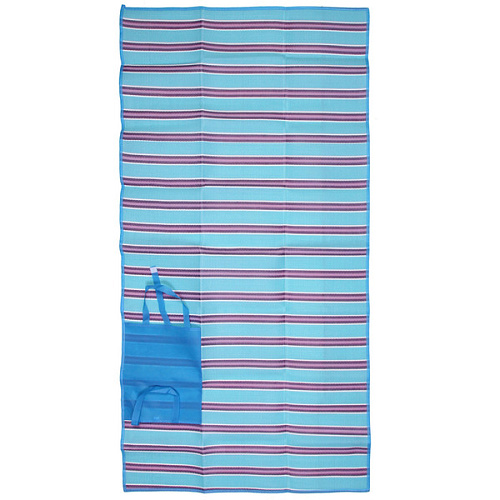 Коврик складной для пляжа и пикника Отпуск 18090 см, голубой_3