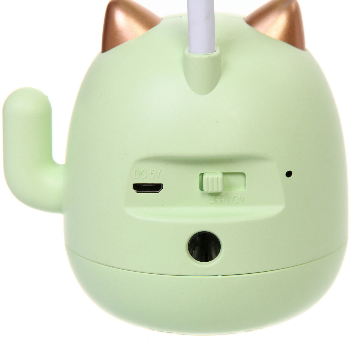 Настольная лампа "Sweet - Котёнок" 9*22.5 см LED, USB 3w 5v, Зеленый