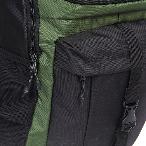 Рюкзак туристический 26л, цвет черно-зеленый 80187_8