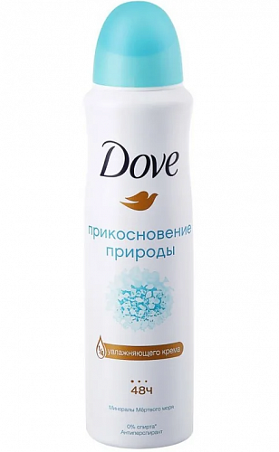 Дезодорант Dove Прикосновение природы 150мл