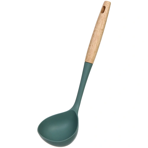 Половник кухонный силиконовый OLIVA 34см✦_5