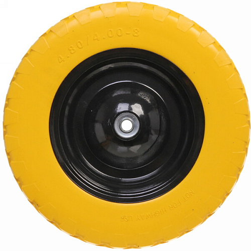 Колесо к тачке 16 4,008 (ось 16мм) вспененный полиуретан_9