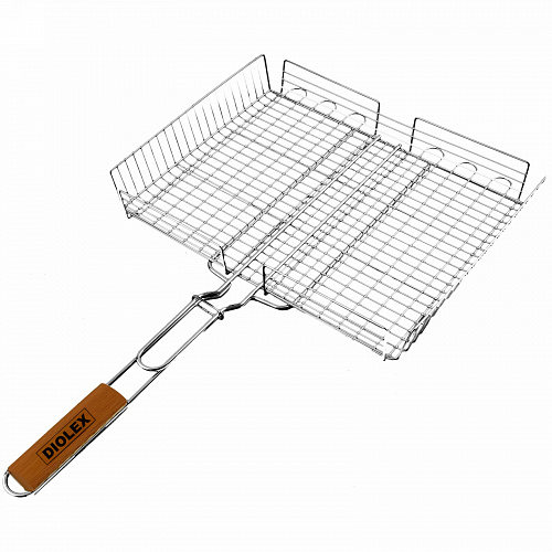 Решетка-гриль глубокая 31*24см (хром)