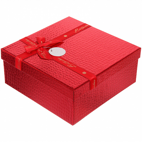 Коробка подарочная "Текстура" 27*27*11,5 см, красный