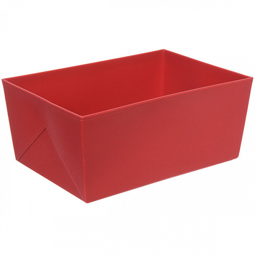 Корзина для хранения с эластичными стенками "ФОРЛИ", цвет бордовый, 26,5*18,3*11см (лейбл Селфи)