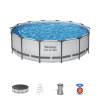 Бассейн каркасный  Round Pool Set 427*107 см +3 аксессуара Bestway (56950)