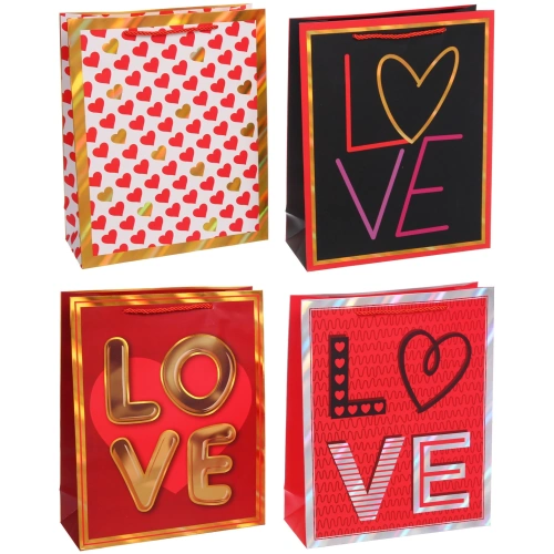 Пакет подарочный "My love" 26*32*10 см