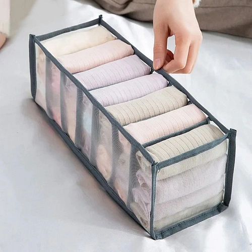 Органайзер - чехол для хранения вещей ИДЕЯДОМА, цвет серый, 7 секций, 321212см_10