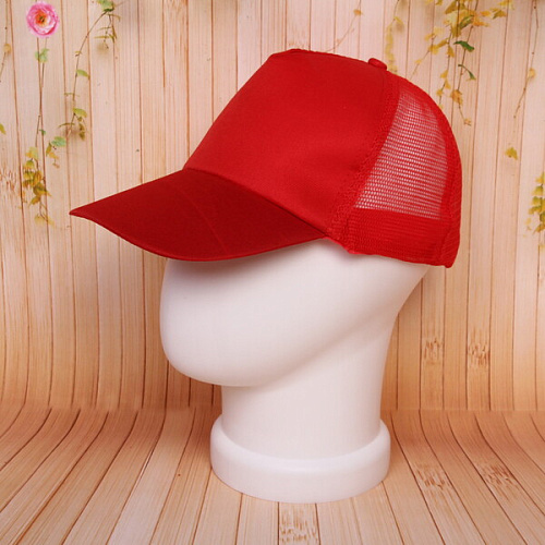 Бейсболка с сеткой Summer collection, цвет красный, р58_6