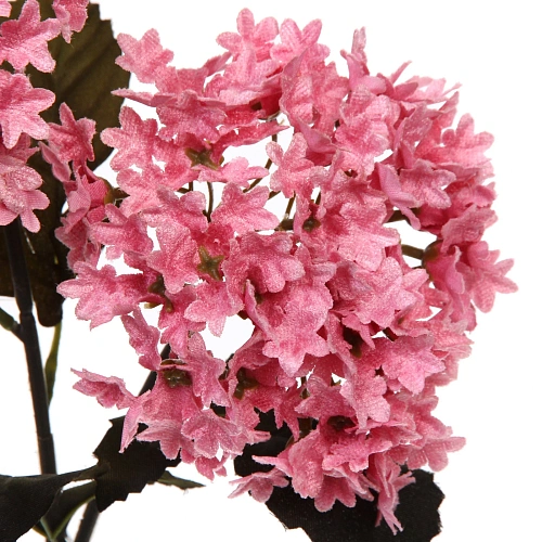 Искусственные цветы FLOWERS MAGIC 65см Гортензии 2 цветка розовые_8