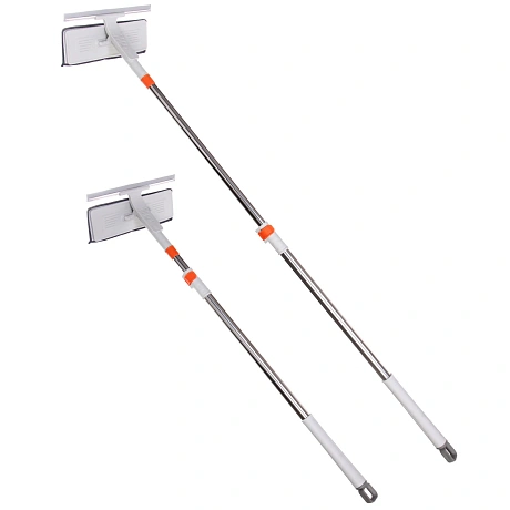 Окномойка Gray для мытья стекол телескоп. ручка 85-125см. насадка 28*8см. в комплекте две насадки