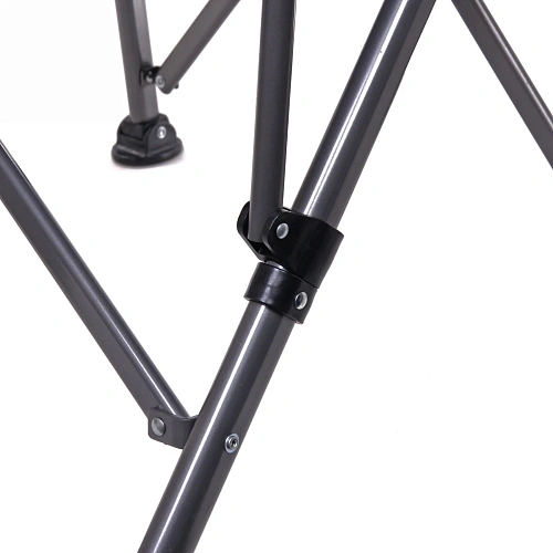 Кресло складное с подлокотниками до 120кг 645390 см синее_17