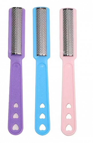 Терка для ног "Manicure set", двухсторонняя, цвет микс, 16,5см