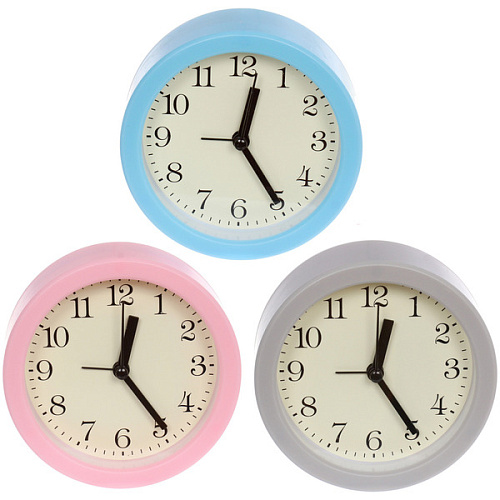 Будильник "Ирис" 10,5*4см, микс цветов