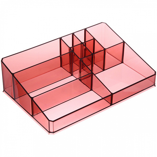 Органайзер для хранения "САНТОРИЯ", цвет винный, 9 отделений, 21,1*9*32см (коробка)