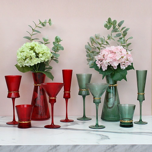 Бокал для мартини 220 мл VIVALDI в наборе 6шт, красный_10