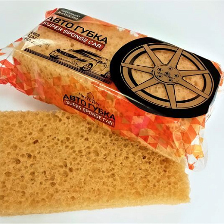 Губка автомобильная "Чистодел" "Super sponge car" 