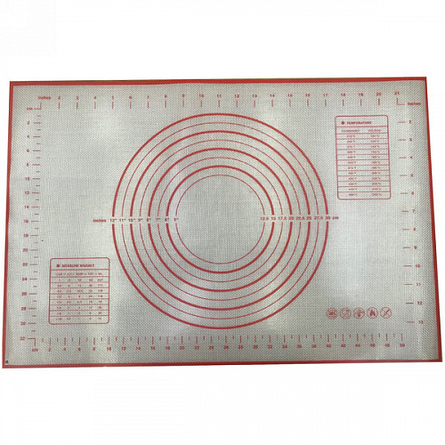 Коврик силиконовый для раскатки теста 40*60 см 
