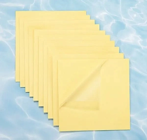 Ремкомплект:10 самоклеящихся заплаток из ПВХ, 6,5*6,5 см, Bestway (62091)