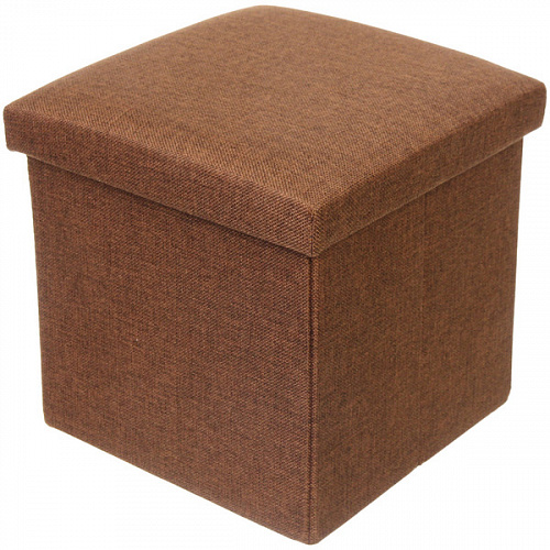 Короб для хранения вещей складной "ВЕСТА", цвет коричневый, 31*31*30.5см