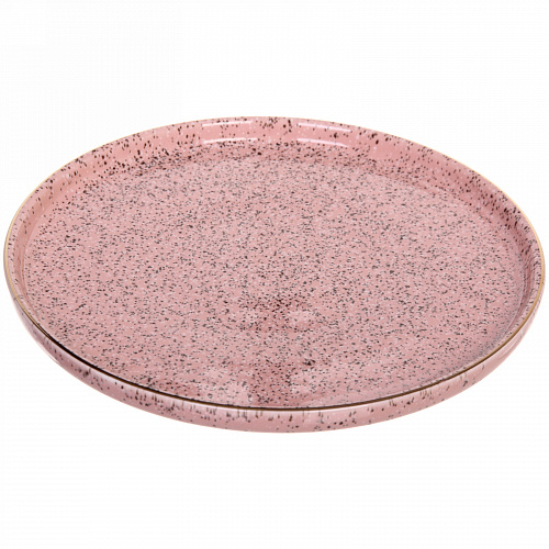 Тарелка керамическая "Pink Stone" 25*2,6см