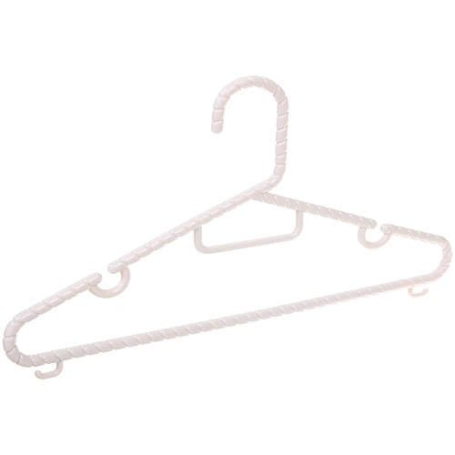 Плечики для одежды 2шт ЭКЛАТТИ, цвет бежево-серый, 3417см (Лейбл Селфи)_5