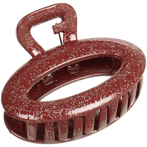 Заколка - краб для волос AKS - MANTANA, микс 6 цветов, овал, 74см _7